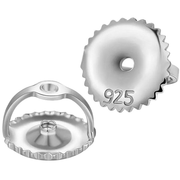 925 Sterling Silver Screw Earring Backs ( Pack of 2 )