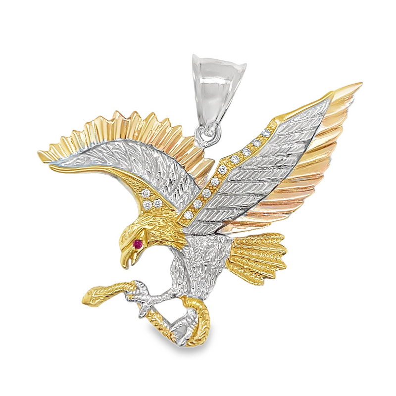 925 Mexican Sterling Silver Eagle Pendant