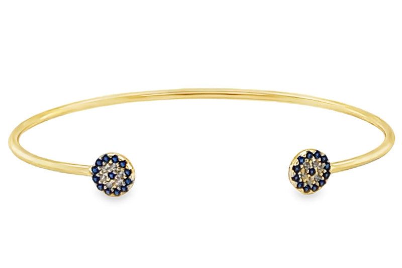 Evil Eye Open Bangle