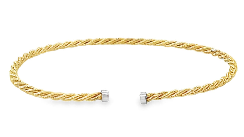 Rope Gold Bangle