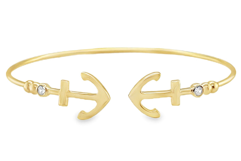 Anchor Open Bangle