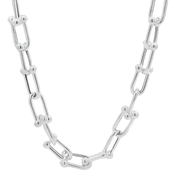 Sterling Silver Horseshoe Link Chain