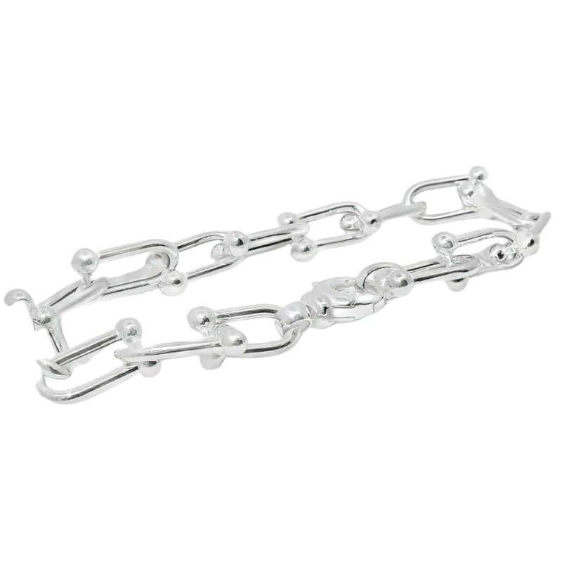 Sterling Silver Horseshoe Link Chain