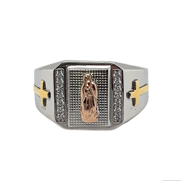 925 Mexican Sterling Silver Virgin Ring