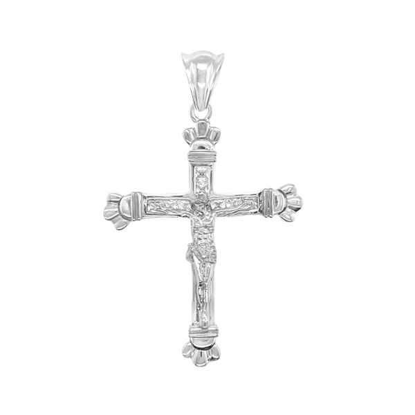 925 Mexican Sterling Silver Jesus Cross Pendant