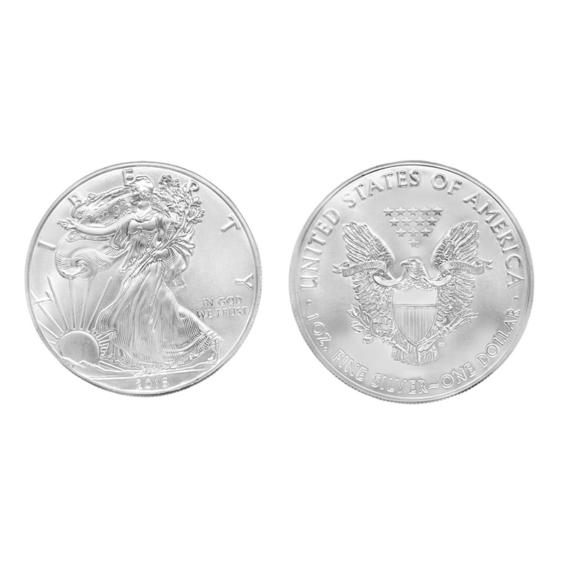 Sterling Silver USA Eagle 1 oz Coin - 40mm