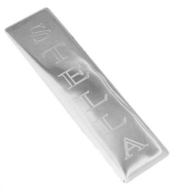 Sterling Silver Engravable Vertical Rectangle Pendant - Atlanta Jewelers Supply