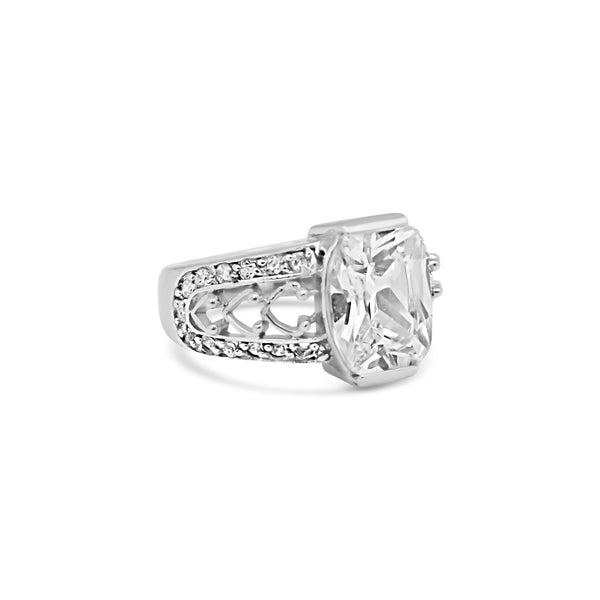 Thick Single Band CZ Ring - Atlanta Jewelers Supply