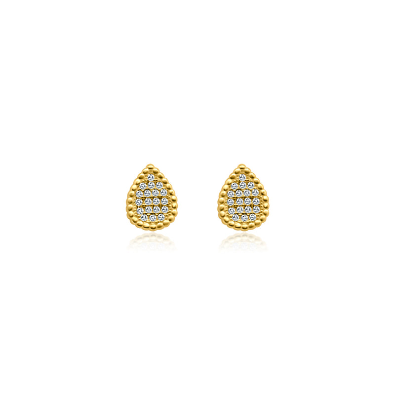 CZ Teardrop Earrings - Atlanta Jewelers Supply