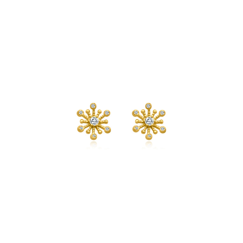 Floral CZ Studs - Atlanta Jewelers Supply