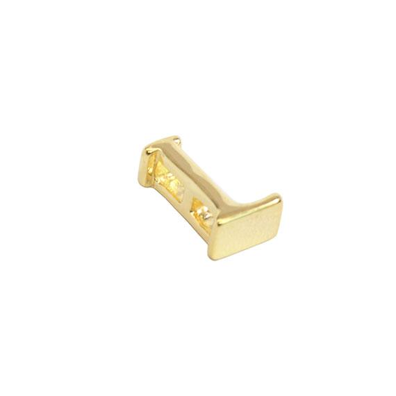 Sterling Silver Gold Colored 0.3 (8 Mm) Letter Ls. Elegantly Display Names, Initials Or Words For A Classy Accessory. - Atlanta Jewelers Supply