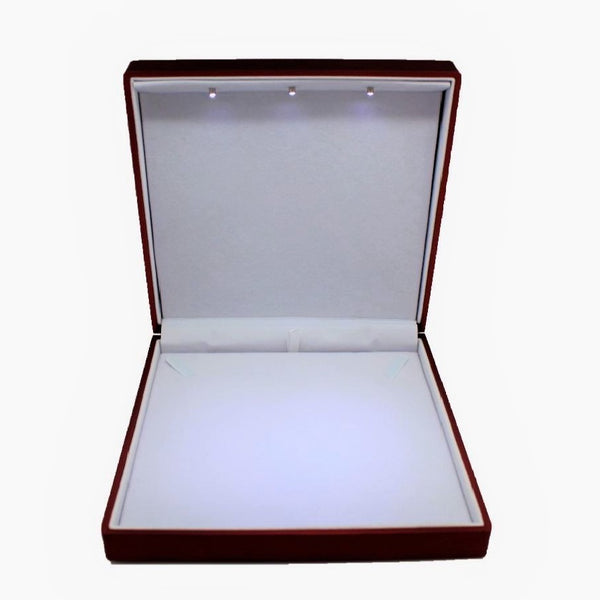 Oirlv Velvet Jewelry Packaging Box Necklace Display Storage Case (Pink,  Large) : Amazon.in: Jewellery